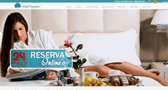 Desktop Screenshot of hotelplayasol.es
